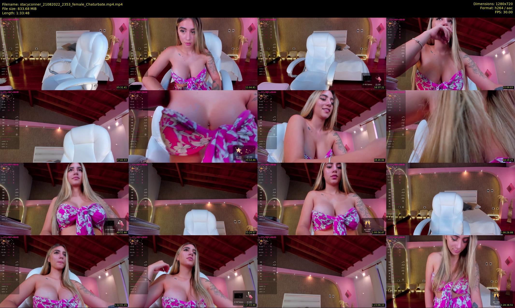 stacyconner — clipe de Chaturbate Mulheres, 94 minutos, 21 ago 2022